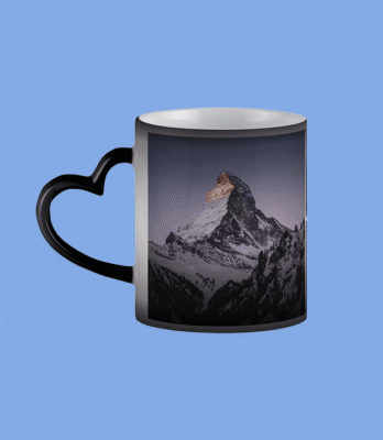 Tasse magic coeur Personnalisé